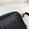 6930c4ad6e68136f4d9af7e6 Crossbody and Handheld Two-Way BV Intrecciato Woven Leather Crossbody Bag with Zipper Closure