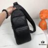 6930c4f16e68136f4d9af85f BV Latest Men's Top-Grade Leather Chest Bag, Model 821#, Black