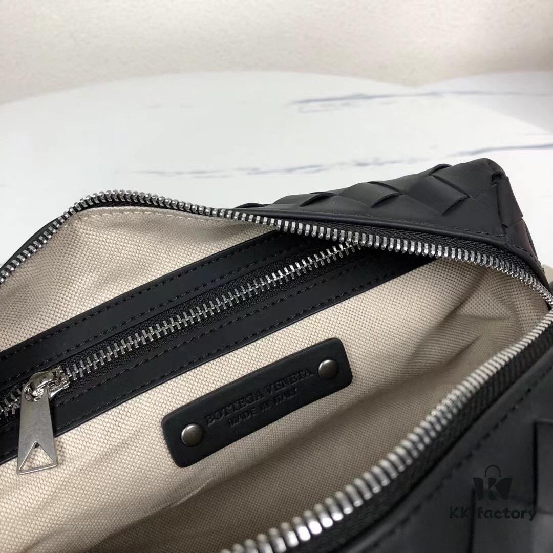 6930c5116e68136f4d9af889 BV Latest Men's Shoulder Bag, Premium Full-Grain Calfskin, Original Quality, Website Synchronized Release