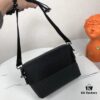 6930c5166e68136f4d9af88e BV Latest Men's Shoulder Bag, Top-Quality Original Order, Official Website Synchronized, Premium Waxed Calfskin, Exquisite Craftsmanship, Black, 25x15x10cm