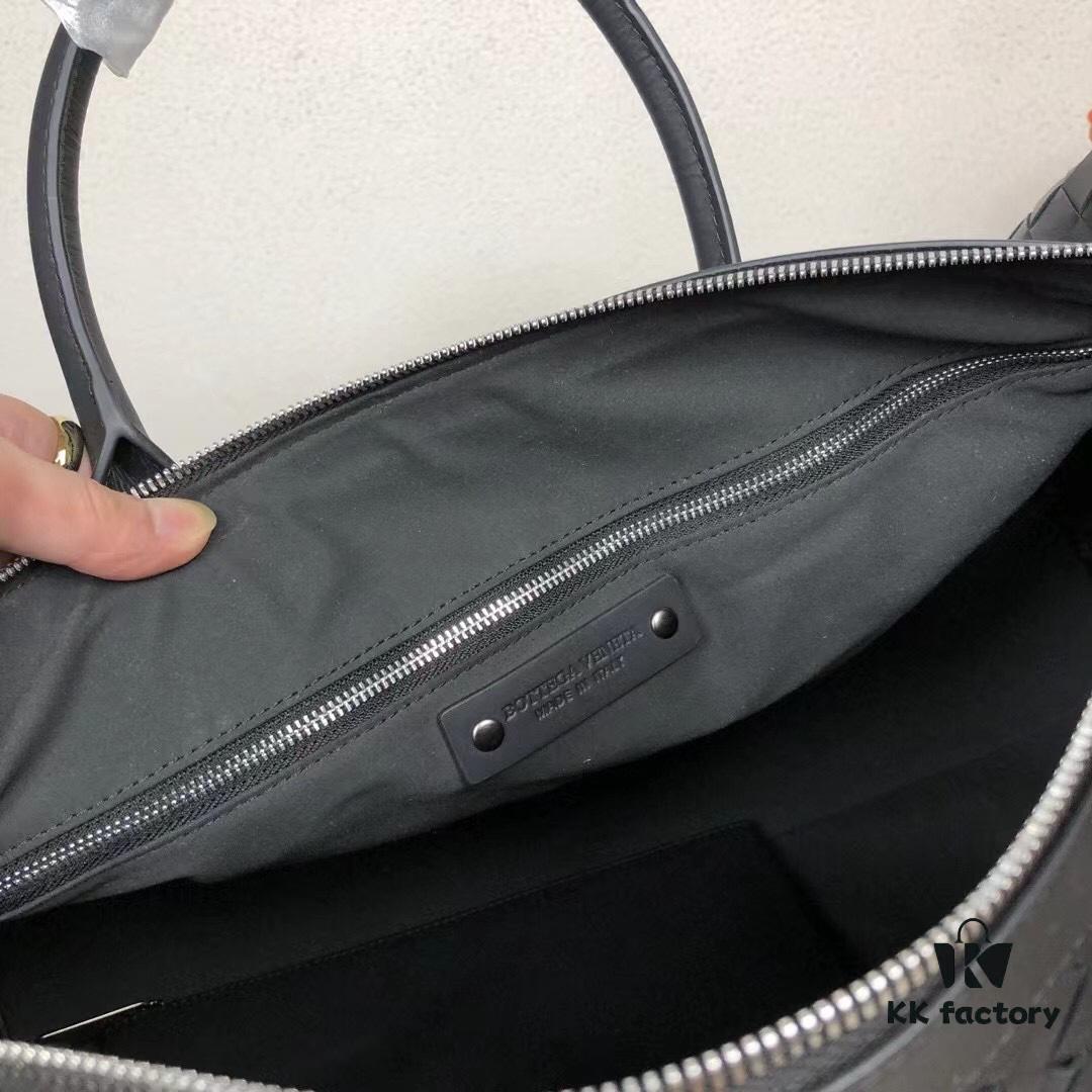 6930c53d6e68136f4d9af8d6 BV Woven Large Travel Bag