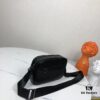 6930c5426e68136f4d9af8e1 BV Latest Men's Crossbody Bag 2301# in Black - Premium Full-Grain Calfskin with Exquisite Craftsmanship