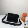 6930c5526e68136f4d9af902 BV Latest Men's Shoulder Bag 813# in Black - Premium Top-Grade Waxed Calfskin, Exquisite Craftsmanship