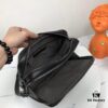 6930c5636e68136f4d9af925 Bottega Veneta Original Men's Crossbody/Shoulder Bag in Black - Premium Imported Waxed Calfskin, Handwoven Craftsmanship