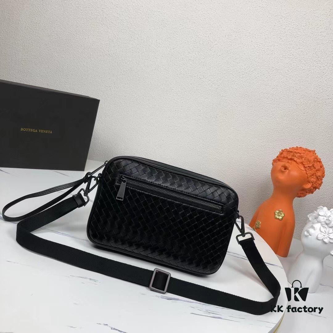 6930c5856e68136f4d9af966 Bv New Classic Woven Leather Mini Messenger Bag with Box, Adjustable Crossbody or Clutch Use