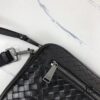 6930c5866e68136f4d9af96a Bv New Classic Woven Leather Mini Messenger Bag with Box, Adjustable Crossbody or Clutch Use