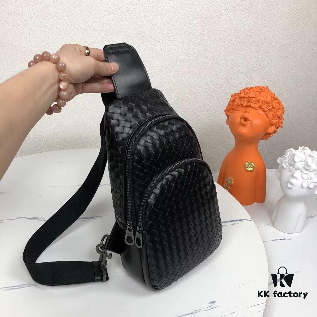 6930c5916e68136f4d9af97e Bv Counter Style Waist Bag Made from Imported Waxed Cowhide Leather