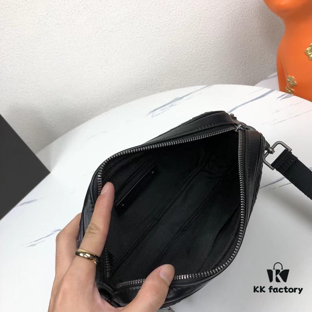 6930c5916e68136f4d9af97f Bv New Classic Woven Leather Mini Messenger Bag with Box, Adjustable Crossbody or Clutch Use