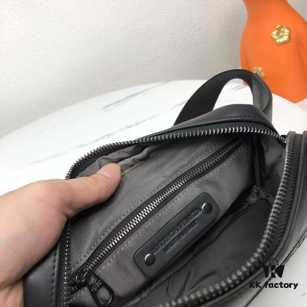 6930c5976e68136f4d9af988 Bv Counter Model Waist Bag Made of Imported Waxed Cowhide Leather