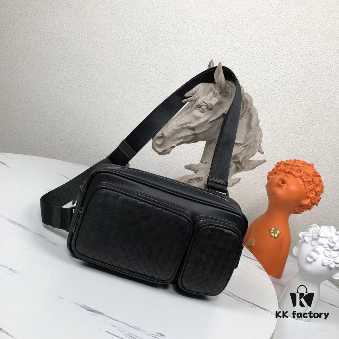 6930c5bc6e68136f4d9af9c1 BV All-Season Versatile Crossbody Bag, Men's Handwoven Shoulder Bag / Woven Chest Bag