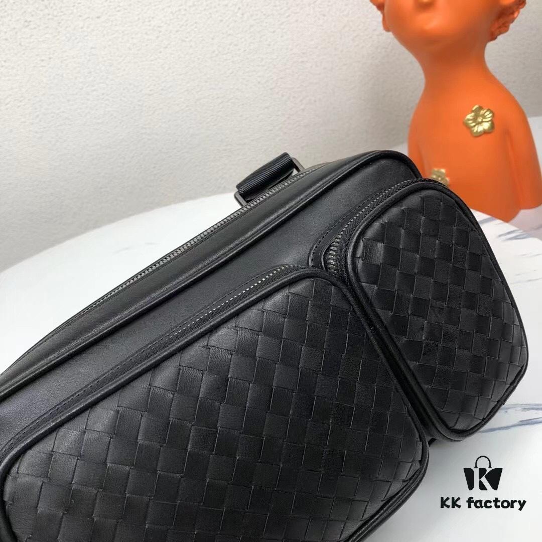 6930c5bc6e68136f4d9af9c2 BV All-Season Versatile Crossbody Bag, Men's Handwoven Shoulder Bag / Woven Chest Bag