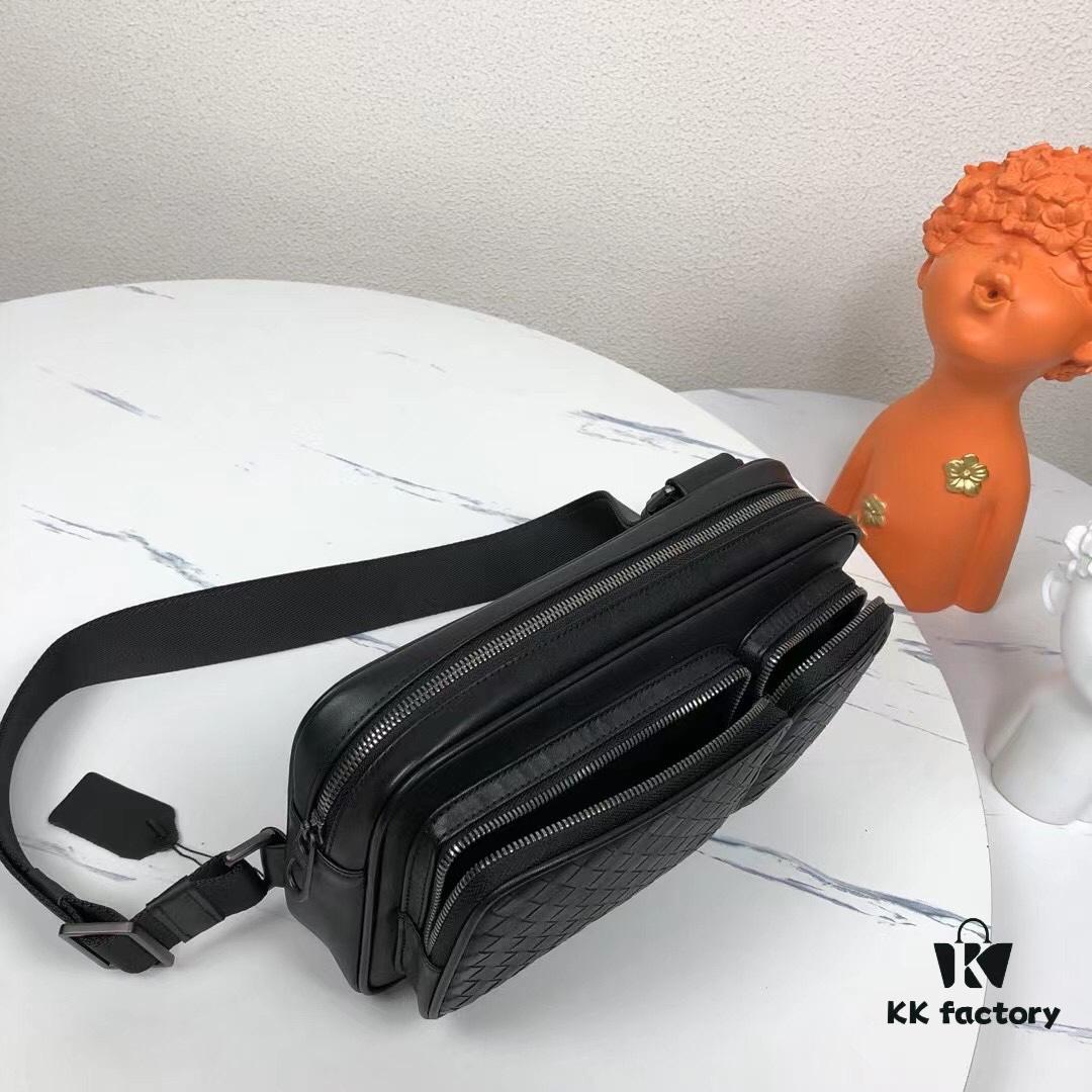 6930c5bd6e68136f4d9af9c3 BV All-Season Versatile Crossbody Bag, Men's Handwoven Shoulder Bag / Woven Chest Bag