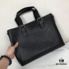 6930c5cd6e68136f4d9af9e1 Top-Quality Genuine Waxed Calfskin Handbag - Style 822# Black