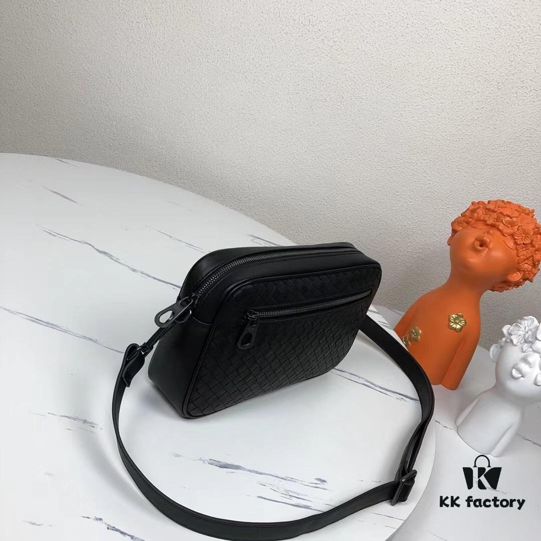 Top-Quality Genuine Wax-Coated Leather Handbag - BV Overseas Original Order, Matching Counter Quality, Exclusive Design 806#