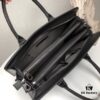 6930c6246e68136f4d9afa6d Bv Men's Briefcase Handbag - Imported Waxed Leather Woven Design with Silver-Tone Clasp, European Style Lining