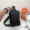 6930c64a6e68136f4d9afaad BV Latest Men's Chest Bag Original Quality Top-Grade Waxed Calfskin Leather
