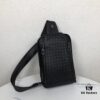 6930c64d6e68136f4d9afab2 BV Latest Men's Chest Bag Original Quality Top-Grade Waxed Calfskin Leather
