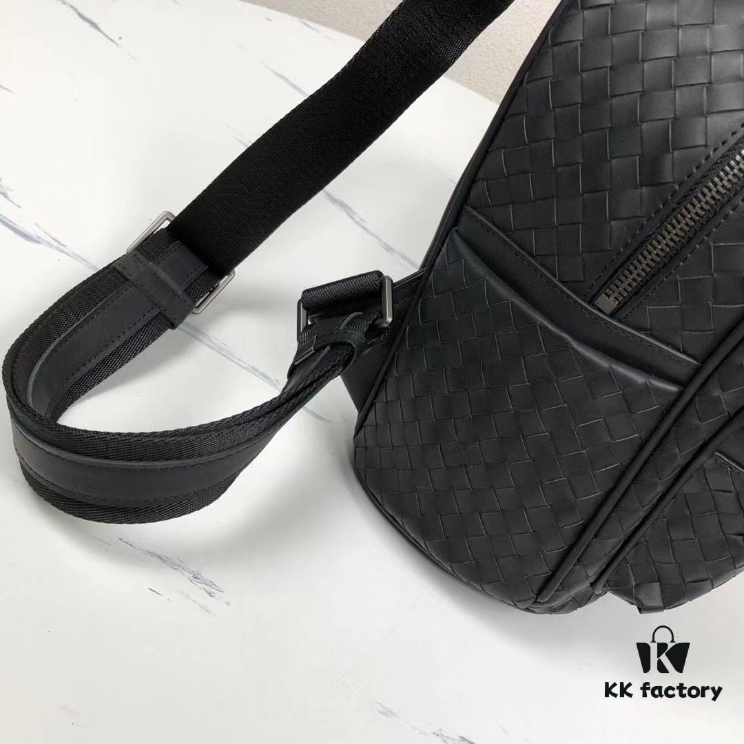 BV Latest Men's Backpack 🎒 Original Quality, Top-Grade Waxed Calfskin Leather, Elegant Design, Premium Craftsmanship
