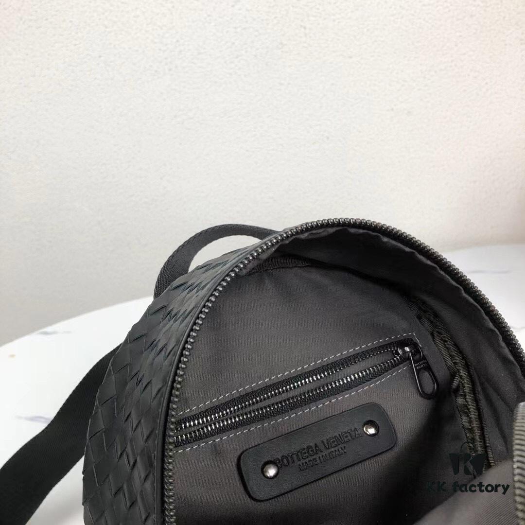 BV Latest Men's Backpack 🎒 Original Quality, Top-Grade Waxed Calfskin Leather, Elegant Design, Premium Craftsmanship