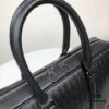 6930c6606e68136f4d9afad6 BV Men's Business Bag, Genuine Waxed Cowhide Executive Handbag, European Style Silver Buckle, Fashionable and Casual Design
