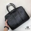 6930c6646e68136f4d9afadd BV Men's Business Briefcase Handbag, Imported Waxed Cowhide Woven Design with Silver-Tone Hardware, Latest European Style Lining, Fashionable and Casual