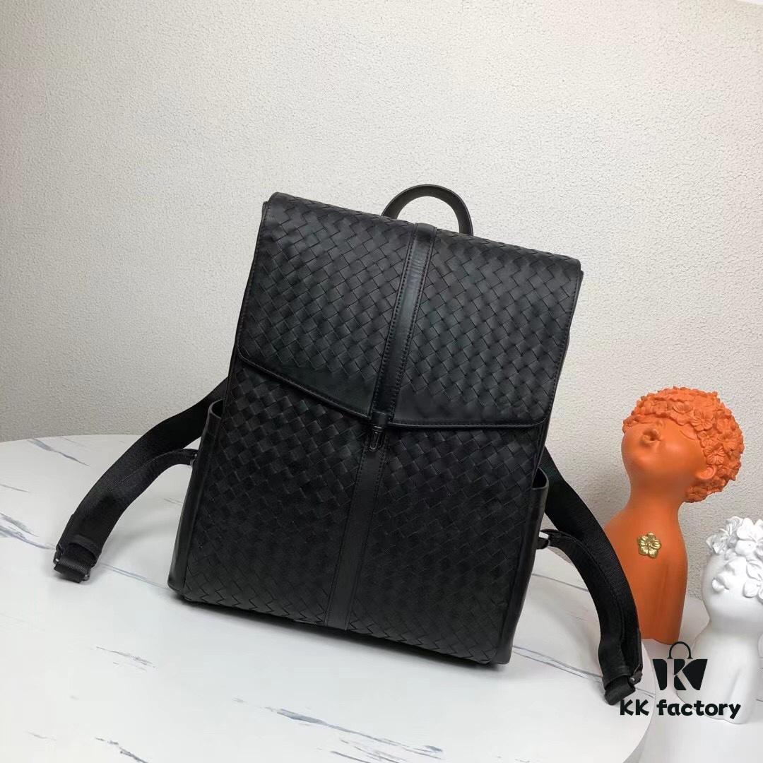 6930c6746e68136f4d9afaf6 BV Latest Men's Backpack, Original Quality, Top-Grade Waxed Calfskin Leather, Premium Hardware, Elegant Design