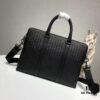 6930c67e6e68136f4d9afb06 BV Briefcase Dual-Zip Laptop Bag Made from Premium Imported Calfskin, Handwoven with Double Compartment Design