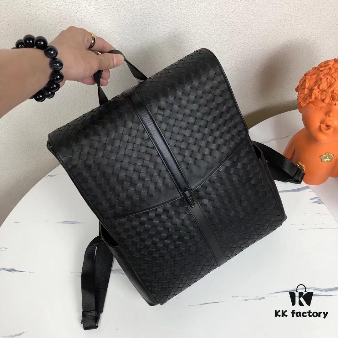 6930c6816e68136f4d9afb07 BV Latest Men's Backpack, Original Quality, Top-Grade Waxed Calfskin Leather, Premium Hardware, Elegant Design
