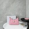 6930c6d96e68136f4d9afb8d BVLGARI SERPENTI BAIA Small Shoulder Bag in Textured Silver Calfskin