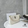 6930c6e06e68136f4d9afb97 BVLGARI SERPENTI BAIA Small Shoulder Bag in Textured Silver Calfskin