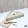 6930c6ed6e68136f4d9afbae BVLGARI SERPENTI BAIA Small Shoulder Bag in Textured Silver Calfskin with Snake-Head Clasp
