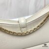 6930c6ed6e68136f4d9afbaf BVLGARI SERPENTI BAIA Small Shoulder Bag in Textured Silver Calfskin with Snake-Head Clasp