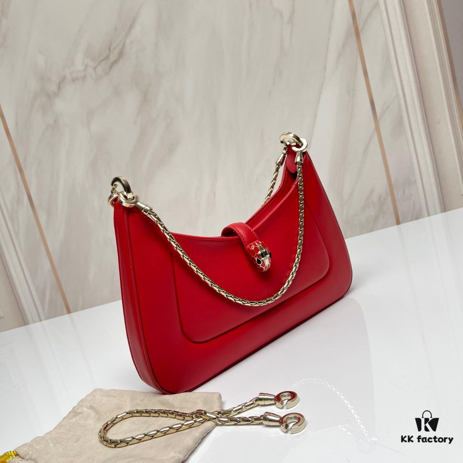 6930c6f36e68136f4d9afbba BVLGARI SERPENTI BAIA Small Shoulder Bag in Textured Silver Calfskin with Snake-Head Clasp