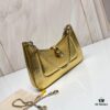 6930c6fb6e68136f4d9afbc9 BVLGARI SERPENTI BAIA Small Shoulder Bag in Silver Textured Calfskin