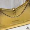 6930c6fc6e68136f4d9afbcb BVLGARI SERPENTI BAIA Small Shoulder Bag in Silver Textured Calfskin