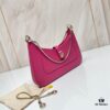 6930c7016e68136f4d9afbd5 BVLGARI SERPENTI BAIA Small Shoulder Bag in Silvered Textured Calfskin with Snake-Head Clasp