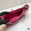 6930c7066e68136f4d9afbdc BVLGARI SERPENTI BAIA Small Shoulder Bag in Silvered Textured Calfskin with Snake-Head Clasp