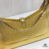 6930c70a6e68136f4d9afbe2 BVLGARI SERPENTI BAIA Small Shoulder Bag in Silver-Textured Calfskin with Snake Head Magnetic Clasp