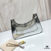 6930c70e6e68136f4d9afbe8 BVLGARI SERPENTI BAIA Small Shoulder Bag in Silver-Tone Textured Calfskin
