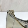 6930c70e6e68136f4d9afbe9 BVLGARI SERPENTI BAIA Small Shoulder Bag in Silver-Tone Textured Calfskin