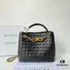 6930c71c6e68136f4d9afc00 BV | New Arrival Metallic Chain Andiamo Classic Handbag
