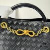 6930c7226e68136f4d9afc08 BV | New Arrival Metallic Chain Andiamo Classic Handbag