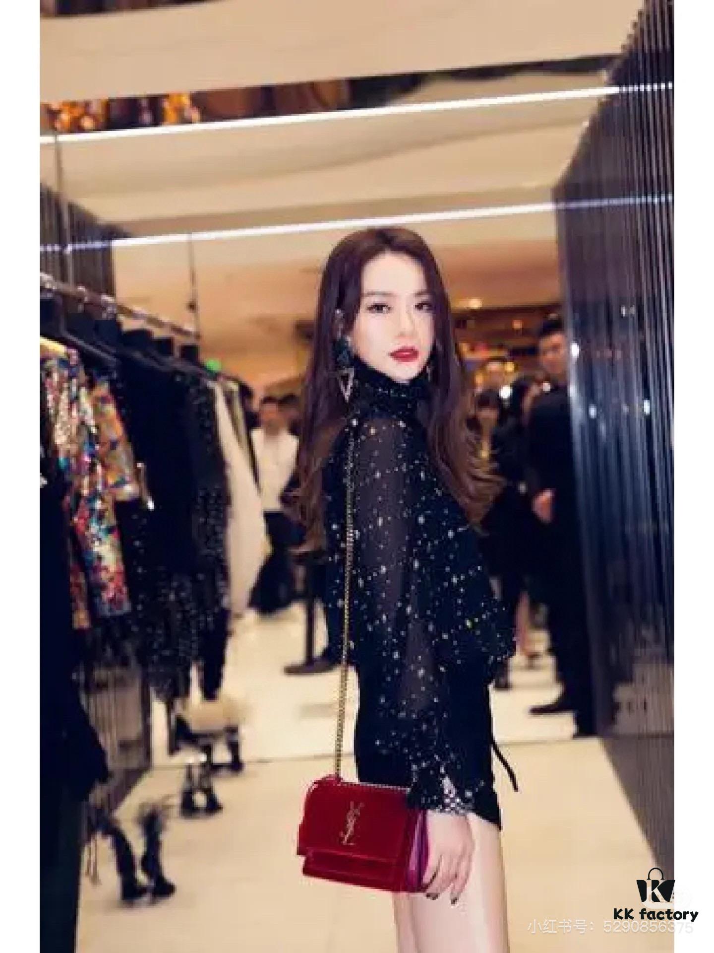 6930c78d6e68136f4d9afccf YSL Sunset Bag ✨ Genuine Leather with Chain Strap, Classic Accordion Design, Elegant Black and Gold Finish