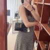 6930c7926e68136f4d9afcd7 YSL Sunset Bag ✨ Genuine Leather with Chain Strap, Classic Accordion Design, Elegant Black and Gold Finish