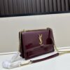 6930c79c6e68136f4d9afce8 YSL Sunset Bag ✨ Luxurious Patent Leather, Iconic Accordion Design with Black-Gold Elegance