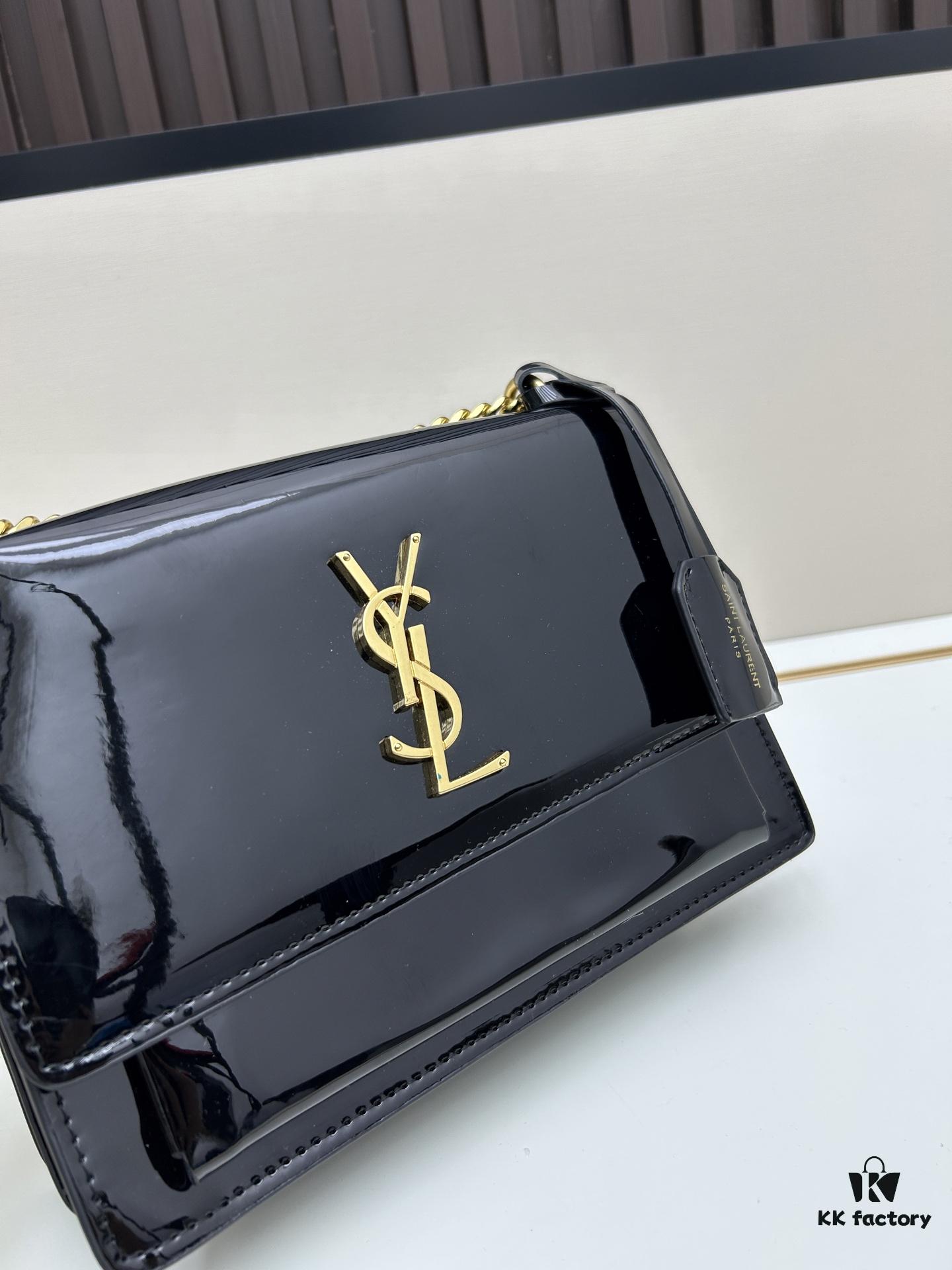 6930c7a36e68136f4d9afcf5 YSL Sunset Bag ✨ Genuine Leather Bifold Design, Iconic YSL Sunset Glow