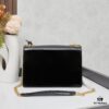 6930c7b76e68136f4d9afd14 YSL Sunset Bag ✨ New Arrival with Box, Patent Leather Beauty, Iconic Accordion Design with Black-Gold Elegance