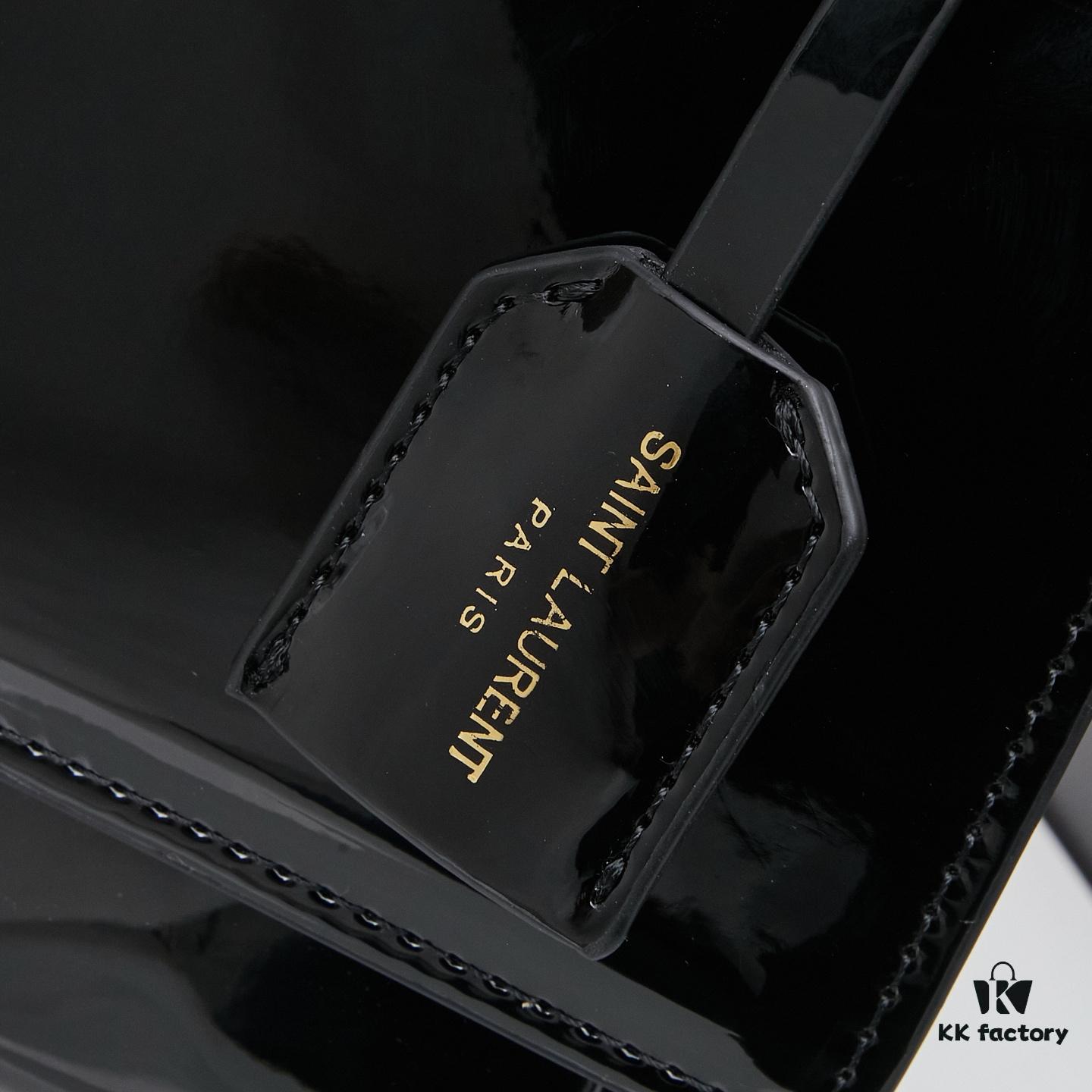 6930c7b96e68136f4d9afd18 YSL Sunset Bag ✨ New Arrival with Box, Patent Leather Beauty, Iconic Accordion Design with Black-Gold Elegance