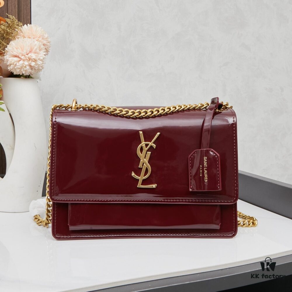 6930c7bd6e68136f4d9afd1e New Arrival with Box, Glossy Finish is Stunning – YSL Sunset Bag ✨