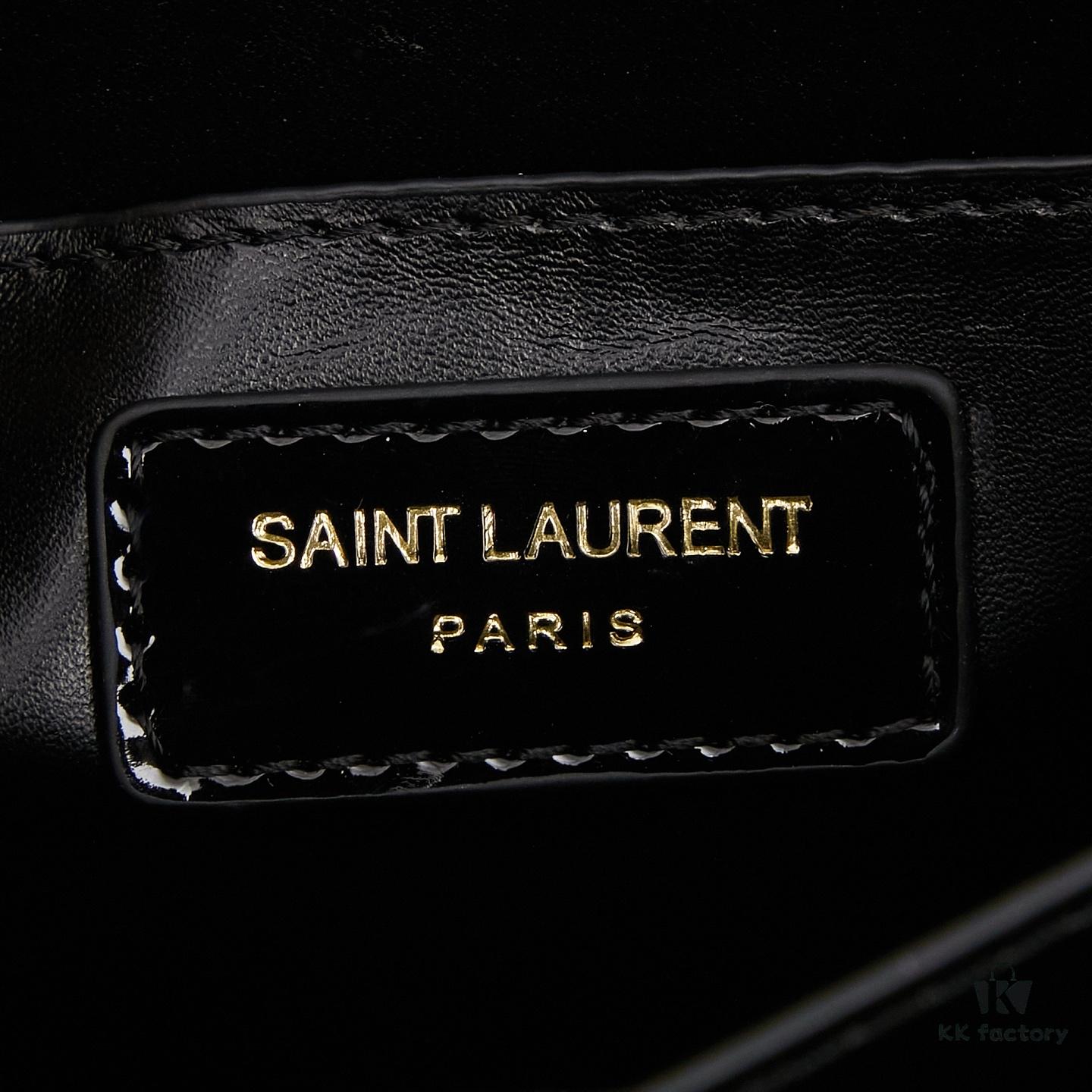 6930c7bd6e68136f4d9afd1f YSL Sunset Bag ✨ New Arrival with Box, Patent Leather Beauty, Iconic Accordion Design with Black-Gold Elegance